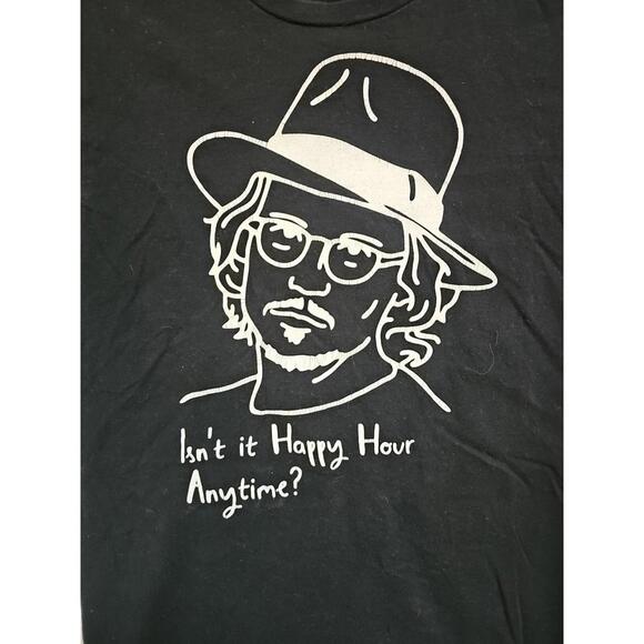 Johnny Depp Happy Hour  t shirt size S - Picture 2 of 4